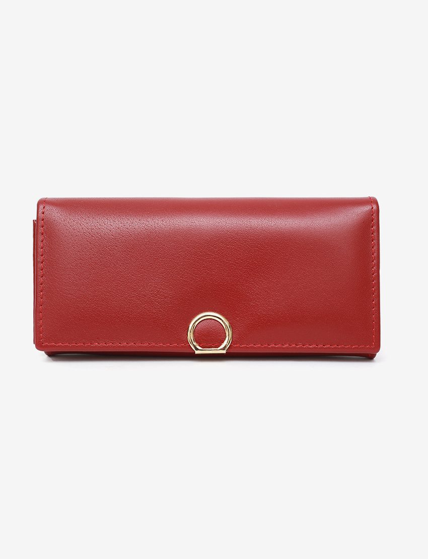 Elegant Leather Finish Women's Wallet Spacious & Organized