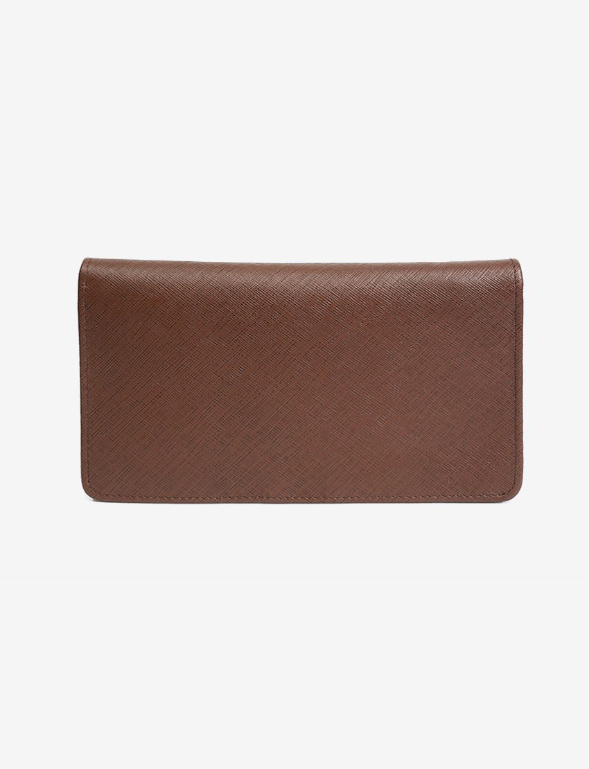 Genuine Leather Minimalist Bifold Cowhide Travel Wallet for Men & Women