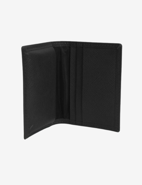 Elegant Green Center Flap Card Holder Wallet for Men & Women