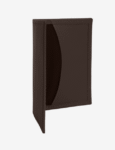 Elegant Brown Leather Card Organizer Slim & Functional Wallet