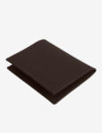 Elegant Brown Leather Card Organizer Slim & Functional Wallet