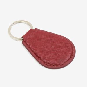 Premium Teardrop Custom Leather Keyring