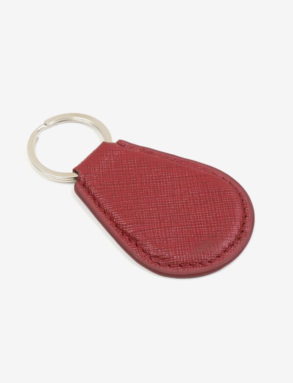 Premium Teardrop Custom Leather Keyring | Perfect Gift For Men & Women
